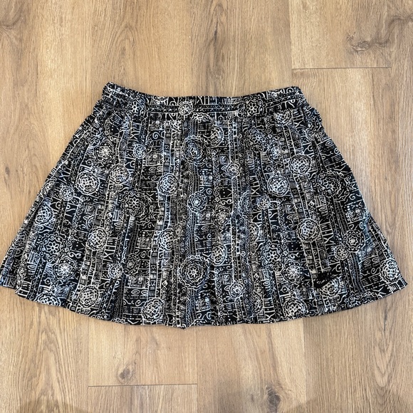 Vintage 90s‎ Y2K Nike Tennis Skirt Pleated Geometric Size Medium US 10 - Picture 1 of 6